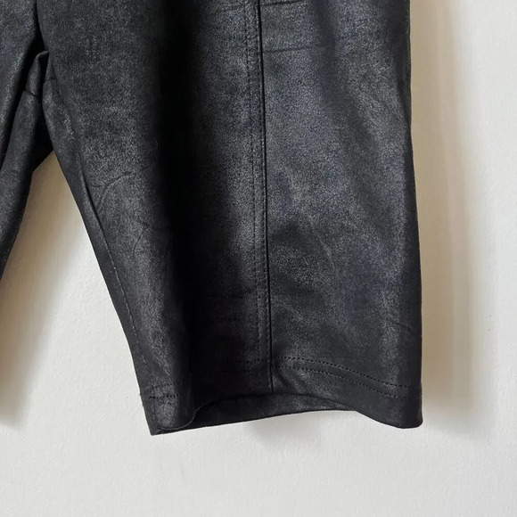 Free People Heatwave Faux Suede Midrise Bike Shorts 9" Boho Grunge Athleisure - Picture 4 of 11